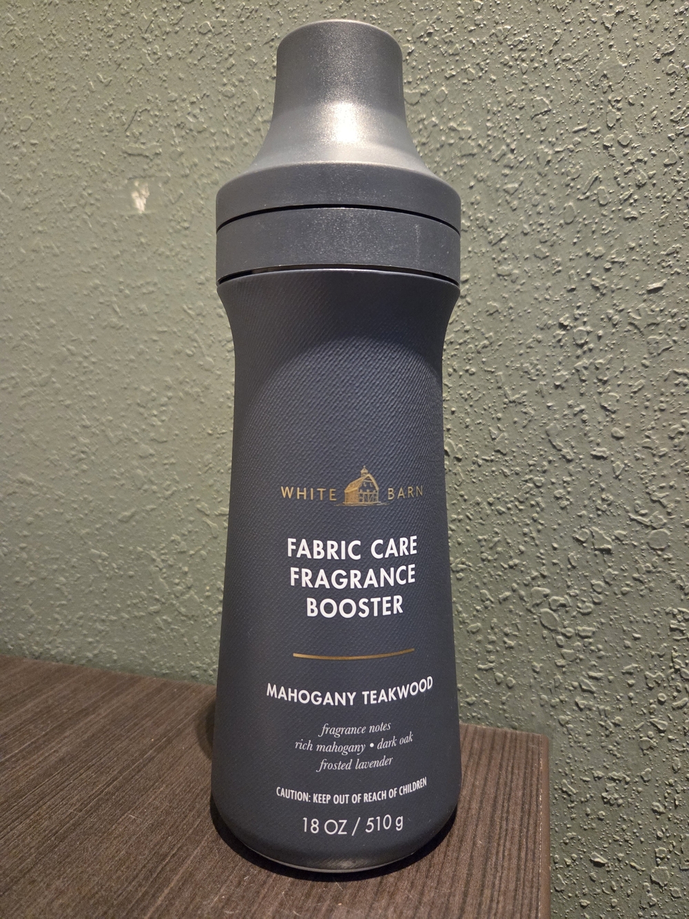 White Barn Gray Fabric Care Fragrance Booster — Mahogany Teakwood